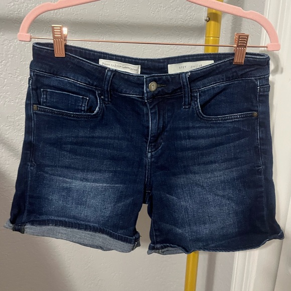 PILCRO by Anthropologie Stet shorts in dark wash - Picture 2 of 6
